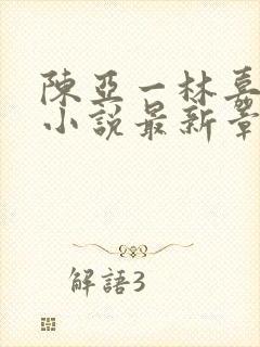 陈亚一林嘉碧的小说最新章节