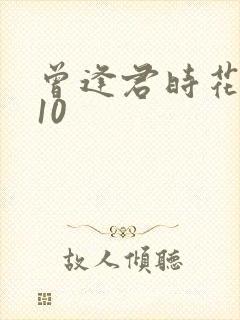 曾逢君时花照眼10