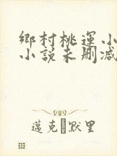 乡村桃运小神医小说未删减版