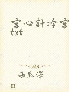 宫心计冷宫皇后txt