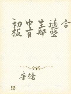 初中生适合的平板有哪些