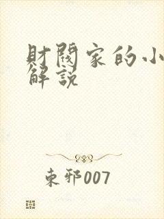 财阀家的小儿子解说