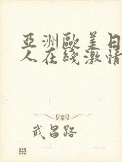 亚洲欧美日韩成人在线激情网