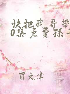 快把我哥带走30集免费孙千