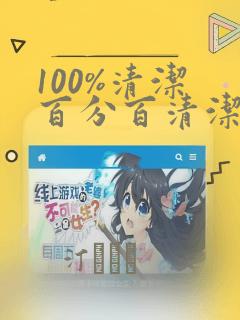 100%清洁 百分百清洁 除污100%