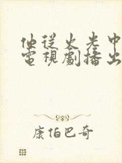 他从火光中走来电视剧播出时间