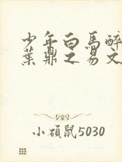 少年白马醉春风叶鼎之易文君