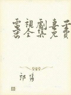 电视剧妻子的秘密全集免费