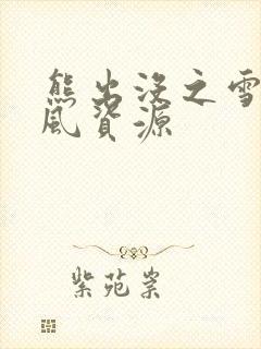 熊出没之雪岭熊风资源