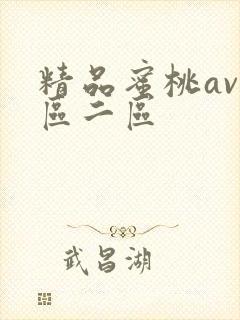 精品蜜桃av一区二区