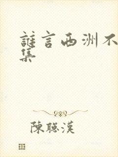 谁言西洲不知意集