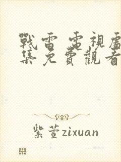 战雷 电视剧全集免费观看