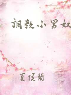 调教小男奴小说