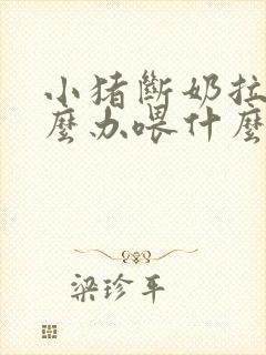 小猪断奶拉稀怎么办喂什么药治疗