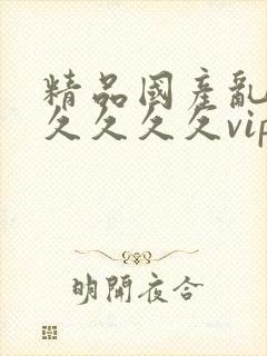 精品国产乱码久久久久久vip