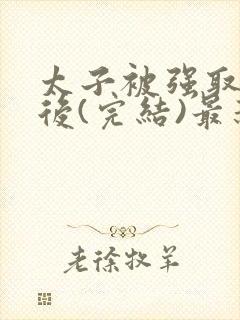 太子被强取豪夺后(完结)最新章节列表