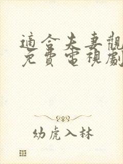 适合夫妻观看的免费电视剧全集