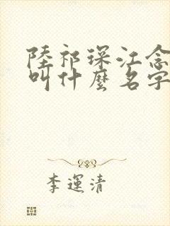 陆祁琛江念小说叫什么名字