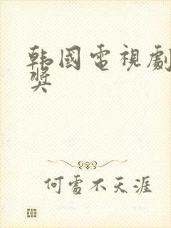 韩国电视剧三大奖