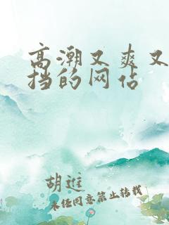 高潮又爽又无遮挡的网站