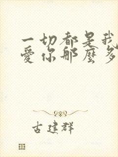 一切都是我的错爱你那么多是什么歌