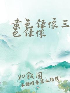 黄色录像三级黄色录像