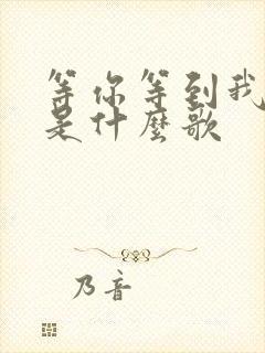 等你等到我心碎是什么歌