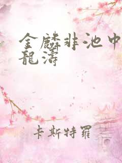 金麟非池中物侯龙涛