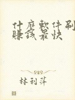 什么软件刷视频赚钱最快