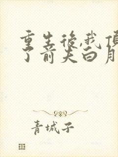 重生后,我顶替了前夫白月光