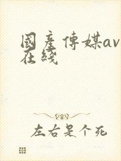 国产传媒av 在线