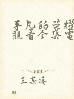 平凡的荣耀免费观看全集电视剧高清