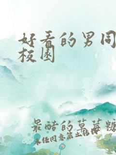 好看的男同小说校园