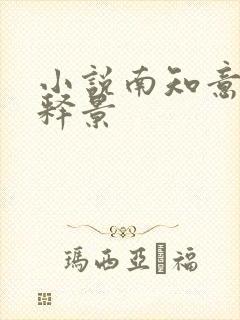 小说南知意与帝释景