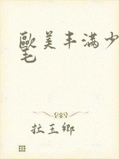 欧美丰满少妇多毛