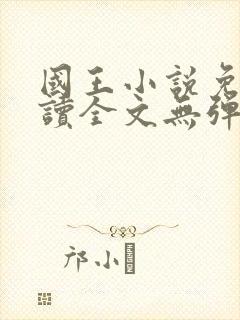 国王小说免费阅读全文无弹窗