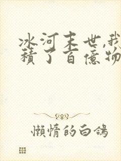 冰河末世,我囤积了百亿物资小说