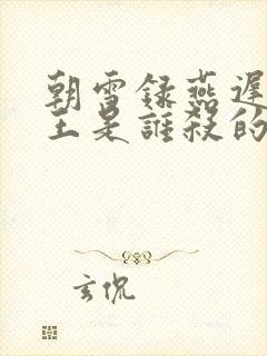 朝雪录燕迟的父王是谁杀的