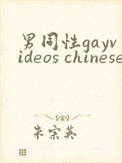 男同性gayvideos chinese