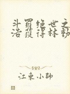 斗罗绝世之霍雨浩获得林动传承笔趣阁