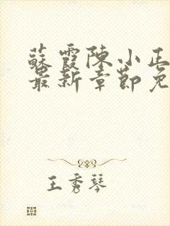 苏霞陈小正小说最新章节免费阅读