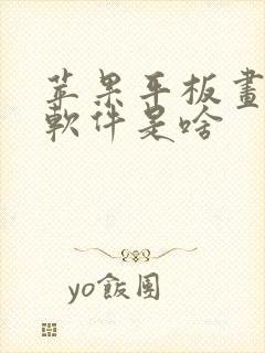 苹果平板画画的软件是啥