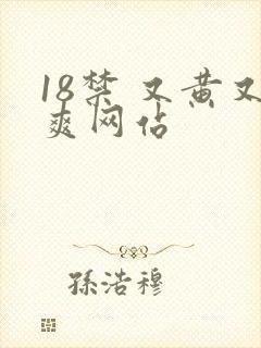 18禁 又黄又爽网站
