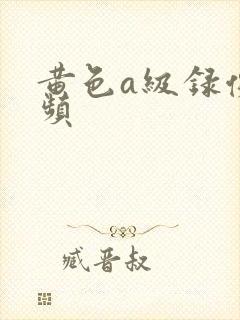 黄色a级录像视频