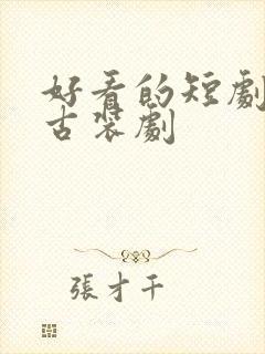 好看的短剧推荐古装剧