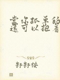 当你孤单的时候还可以抱着你是什么歌