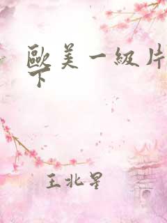 欧美一级片看一下