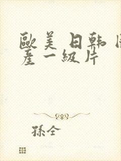 欧美 日韩 国产一级片