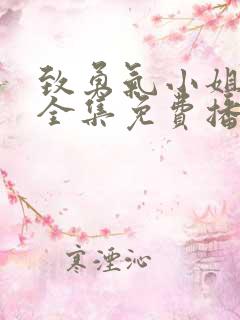 致勇气小姐短剧全集免费播放