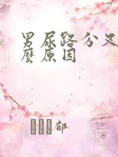 男尿路分叉是什么原因